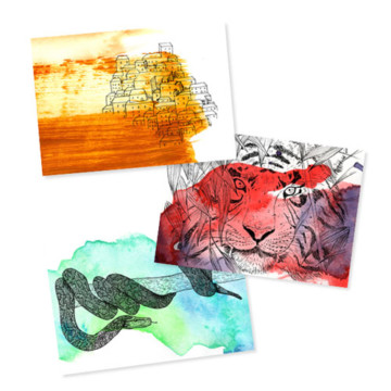 Horde – 3 cartes postales Horde – 3 cartes postales