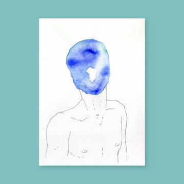 Masques – L’homme bleu Masques – L’homme bleu