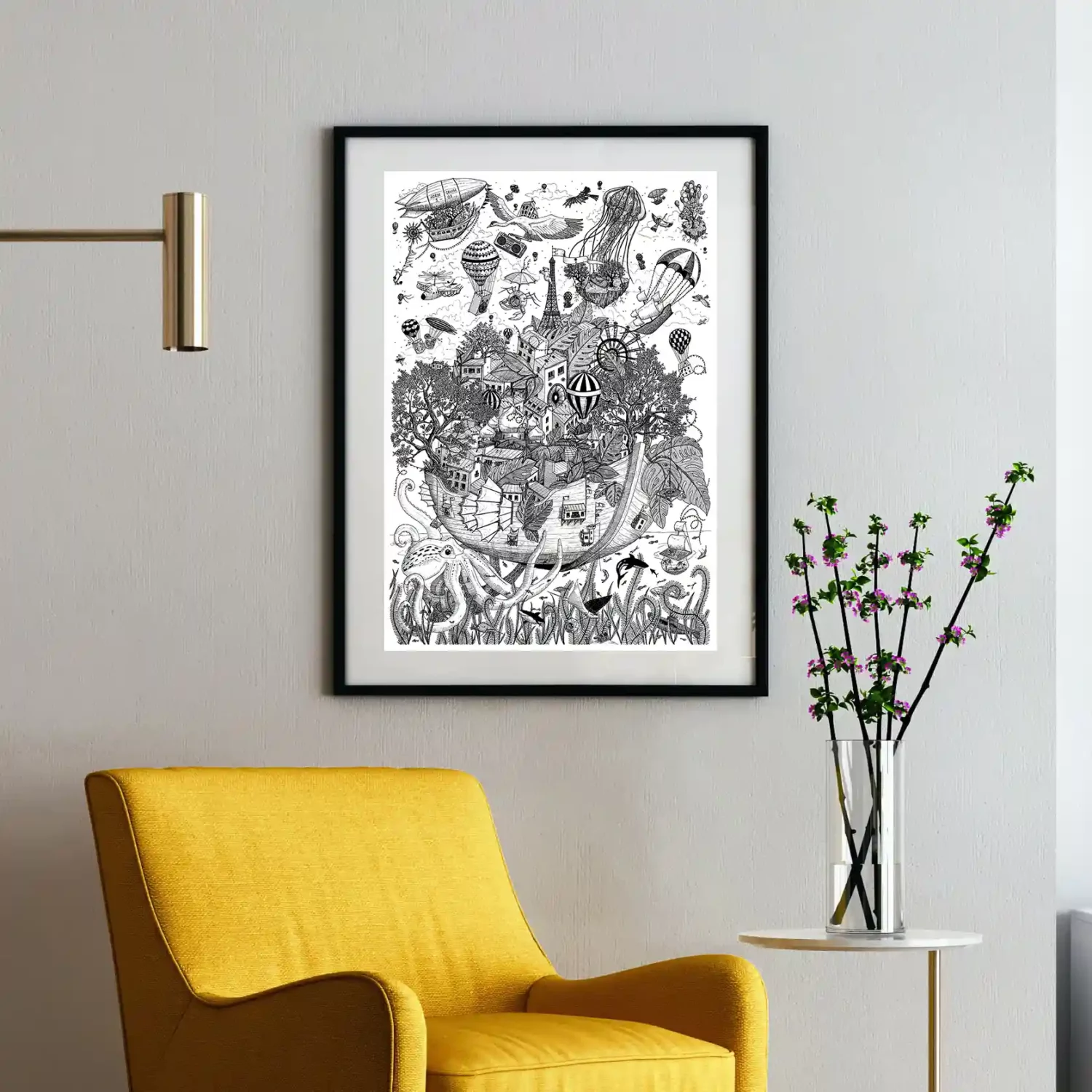 Juliette Seban – Horde Cruise, tirages giclée – affiche encadrée